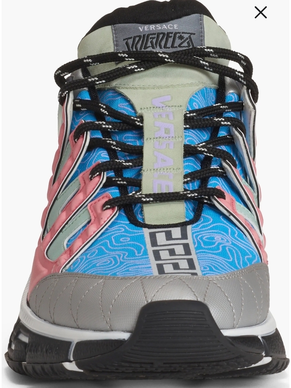 Versace Women’s Multicolor Athletic Sneakers - Pink & Blue - Picture 6 of 8